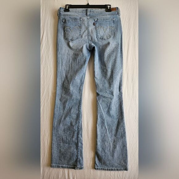 Levi's Jeans Women’s 11/30 (31x31) Demi Curve Low-Rise Bootcut Skinny Blue GUC - Picture 7 of 9